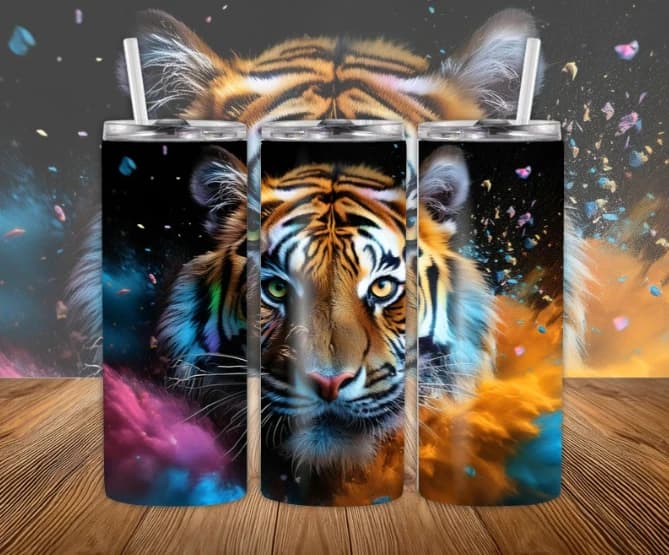 Bouteille isotherme Tigre 20 oz