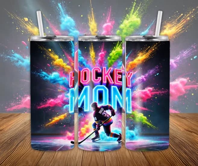 Bouteille isotherme Hockey mom 20 oz