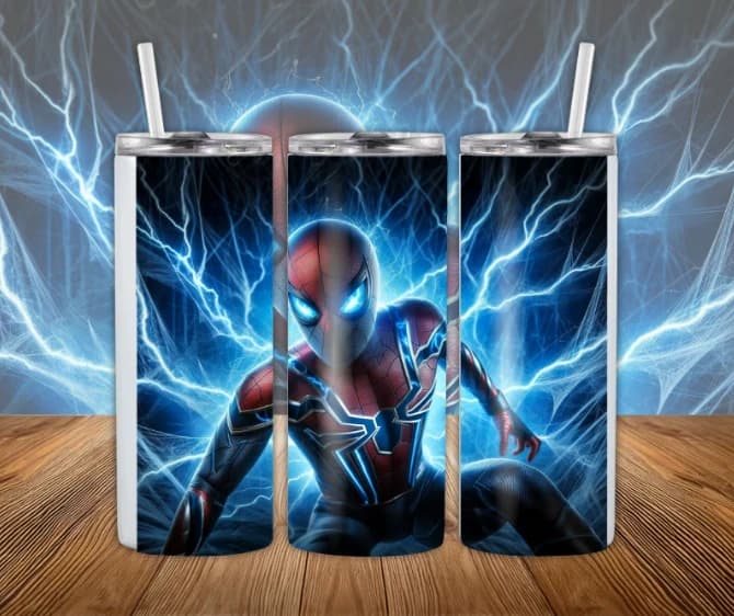 Bouteille isotherme Spider-Man électrique 20 oz