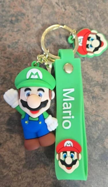 Porte-clés Luigi en PVC
