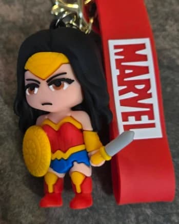 Porte-clés Wonder Woman en PVC