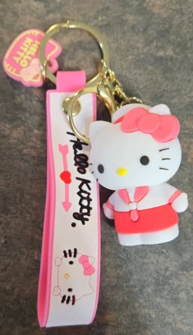 Porte-clés Hello Kitty Matelot en PVC