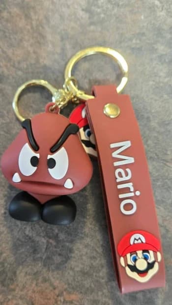 Porte-clés Goomba en PVC