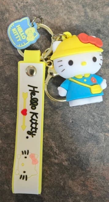 Porte-clés Hello Kitty Écolière en PVC