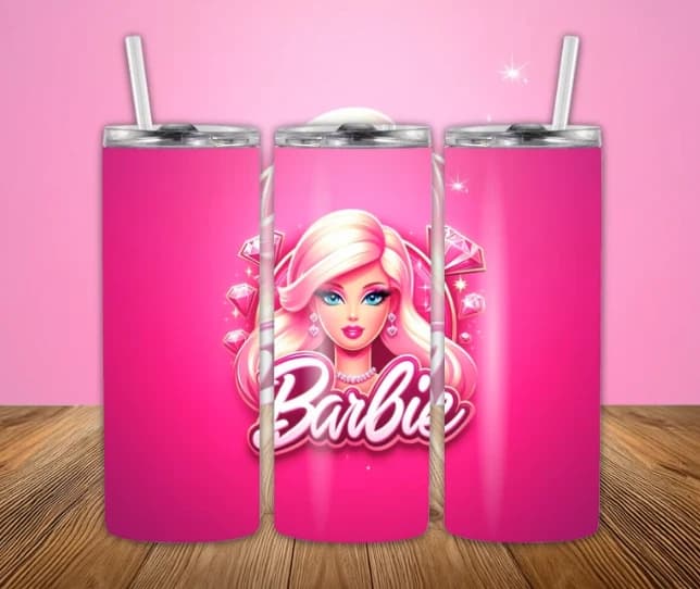 Bouteille isotherme Barbie 20 oz
