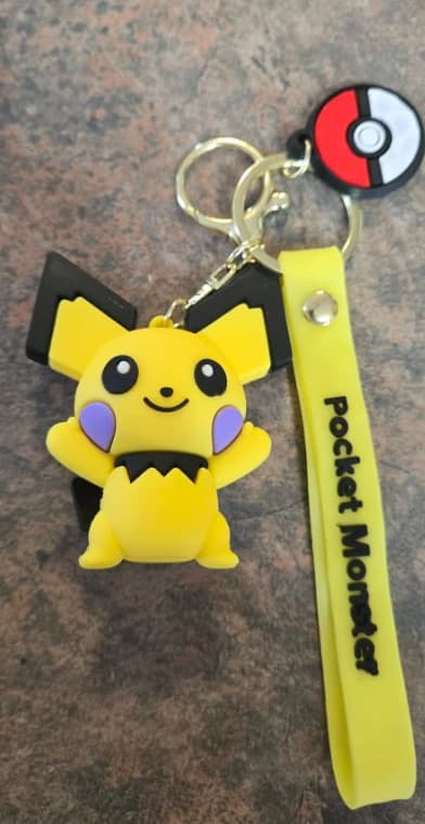 Porte-clés Pichu en PVC