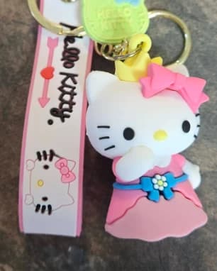Porte-clés Hello Kitty Princesse en PVC