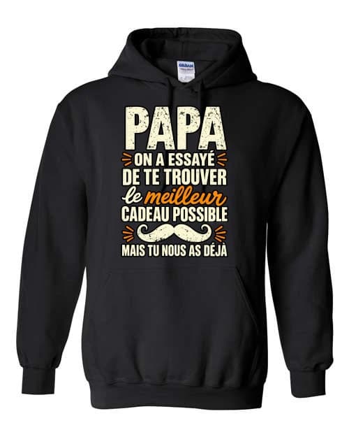 Papa, notre meilleur cadeau · Noir