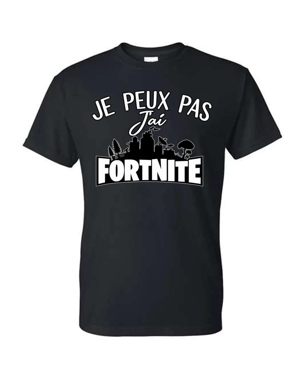 Je peux pas, j'ai Fortnite · Noir